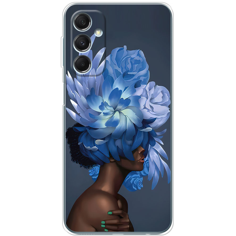 Чехол BoxFace Samsung Galaxy M34 5G (M346)  Exquisite Blue Flowers