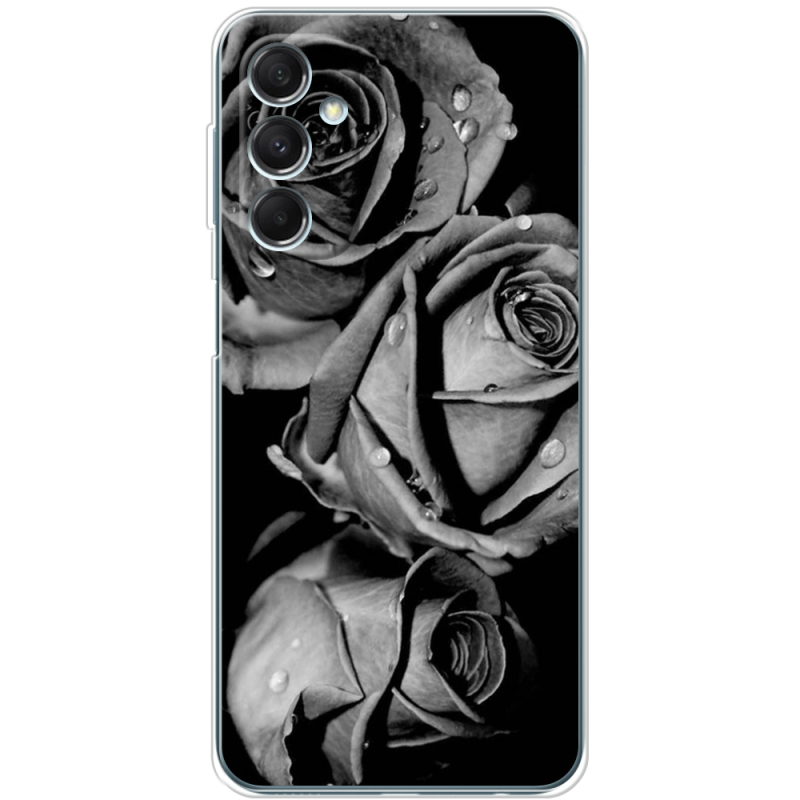 Чехол BoxFace Samsung Galaxy M34 5G (M346)  Black and White Roses