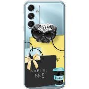 Прозрачный чехол BoxFace Samsung Galaxy M34 5G (M346) Fashion Pug