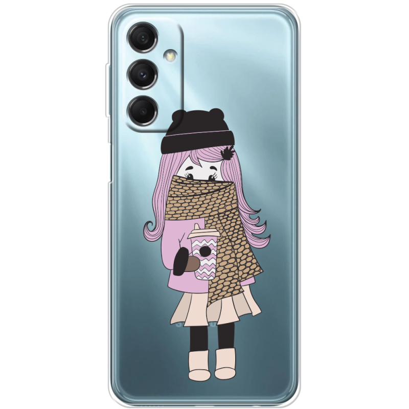 Прозрачный чехол BoxFace Samsung Galaxy M34 5G (M346) Winter Morning Girl