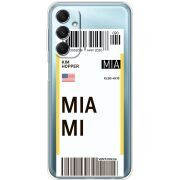 Прозрачный чехол BoxFace Samsung Galaxy M34 5G (M346) Ticket Miami