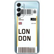 Прозрачный чехол BoxFace Samsung Galaxy M34 5G (M346) Ticket London