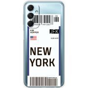 Прозрачный чехол BoxFace Samsung Galaxy M34 5G (M346) Ticket New York