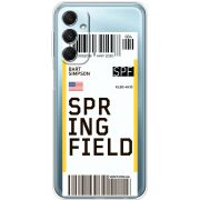 Прозрачный чехол BoxFace Samsung Galaxy M34 5G (M346) Ticket Springfield