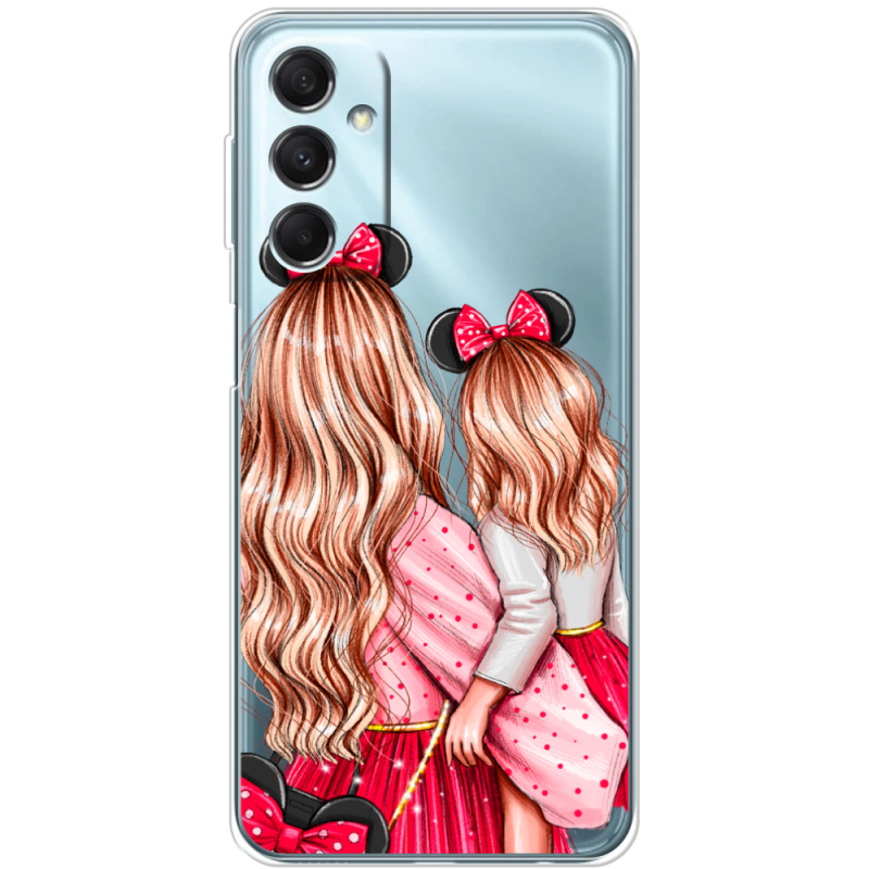 Прозрачный чехол BoxFace Samsung Galaxy M34 5G (M346) Mouse Girls