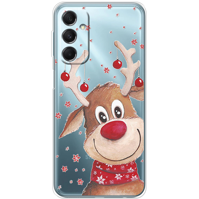 Прозрачный чехол BoxFace Samsung Galaxy M34 5G (M346) Winter Deer