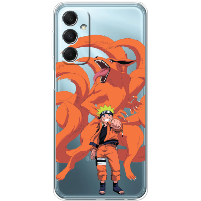 Прозрачный чехол BoxFace Samsung Galaxy M34 5G (M346) Naruto and Kurama