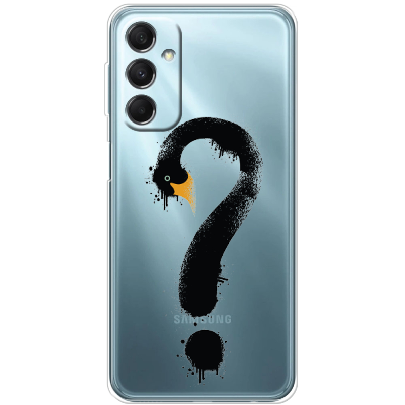 Прозрачный чехол BoxFace Samsung Galaxy M34 5G (M346) Swan question