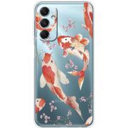 Прозрачный чехол BoxFace Samsung Galaxy M34 5G (M346) Japanese Koi Fish