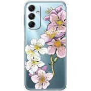 Прозрачный чехол BoxFace Samsung Galaxy M34 5G (M346) Cherry Blossom