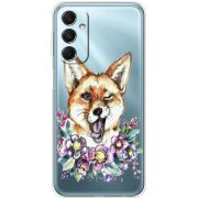 Прозрачный чехол BoxFace Samsung Galaxy M34 5G (M346) Winking Fox