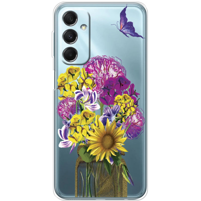 Прозрачный чехол BoxFace Samsung Galaxy M34 5G (M346) My Bouquet