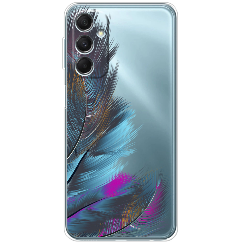 Прозрачный чехол BoxFace Samsung Galaxy M34 5G (M346) Feathers