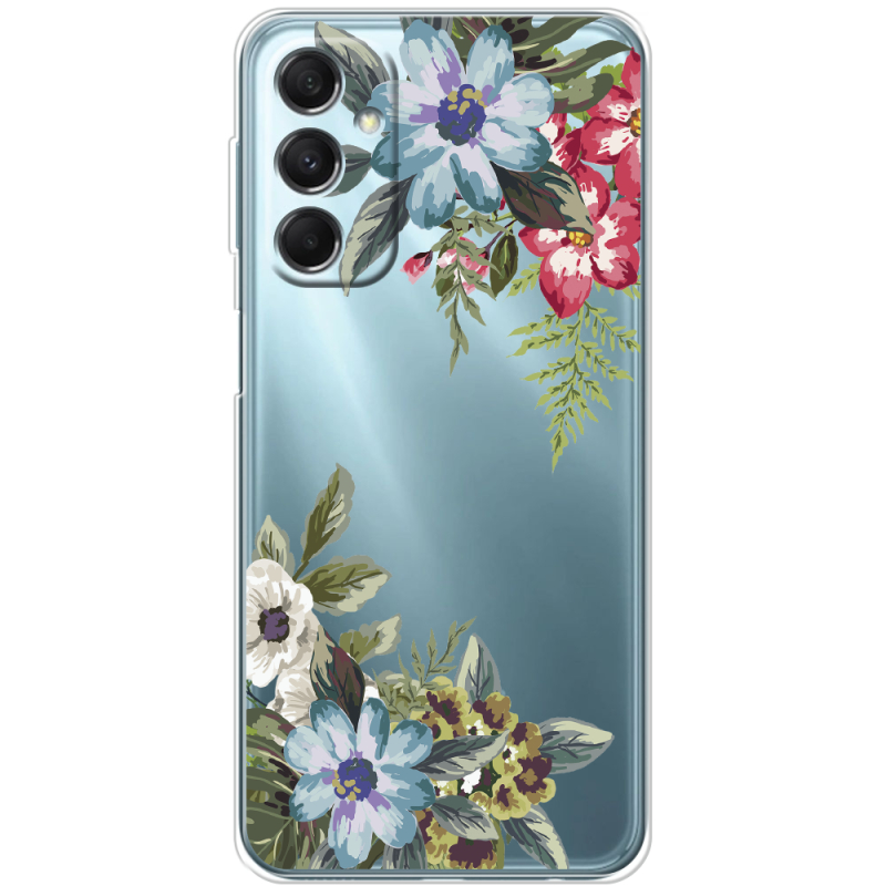 Прозрачный чехол BoxFace Samsung Galaxy M34 5G (M346) Floral