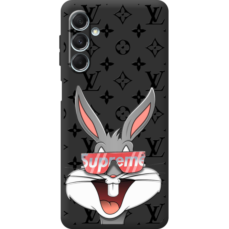 Черный чехол BoxFace Samsung Galaxy M34 5G (M346) looney bunny