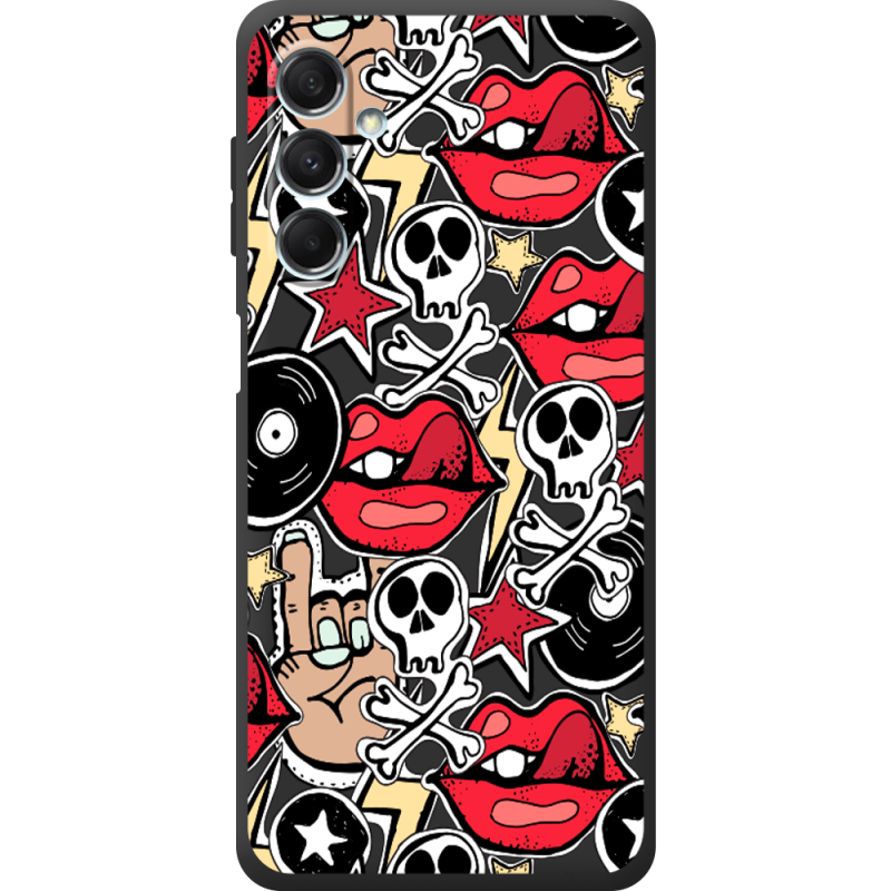 Черный чехол BoxFace Samsung Galaxy M34 5G (M346) Rock Graffiti