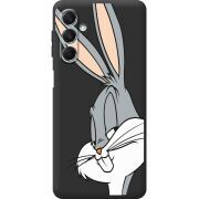 Черный чехол BoxFace Samsung Galaxy M34 5G (M346) Lucky Rabbit
