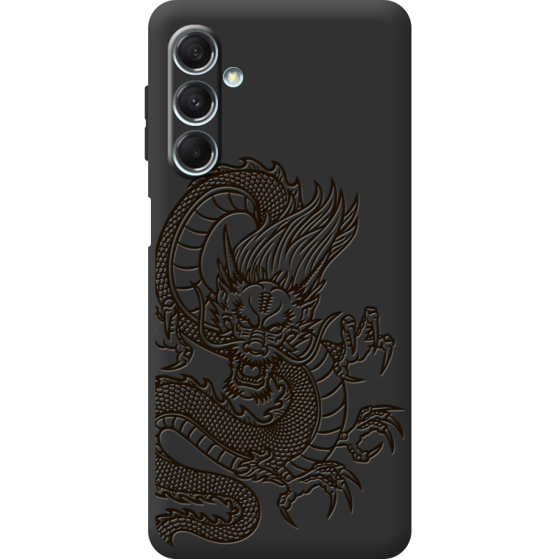 Черный чехол BoxFace Samsung Galaxy M34 5G (M346) Chinese Dragon