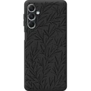Черный чехол BoxFace Samsung Galaxy M34 5G (M346) Leaves