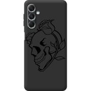 Черный чехол BoxFace Samsung Galaxy M34 5G (M346) Skull and Roses