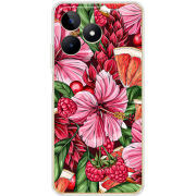 Чехол BoxFace Realme C53 Tropical Flowers