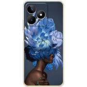 Чехол BoxFace Realme C53 Exquisite Blue Flowers