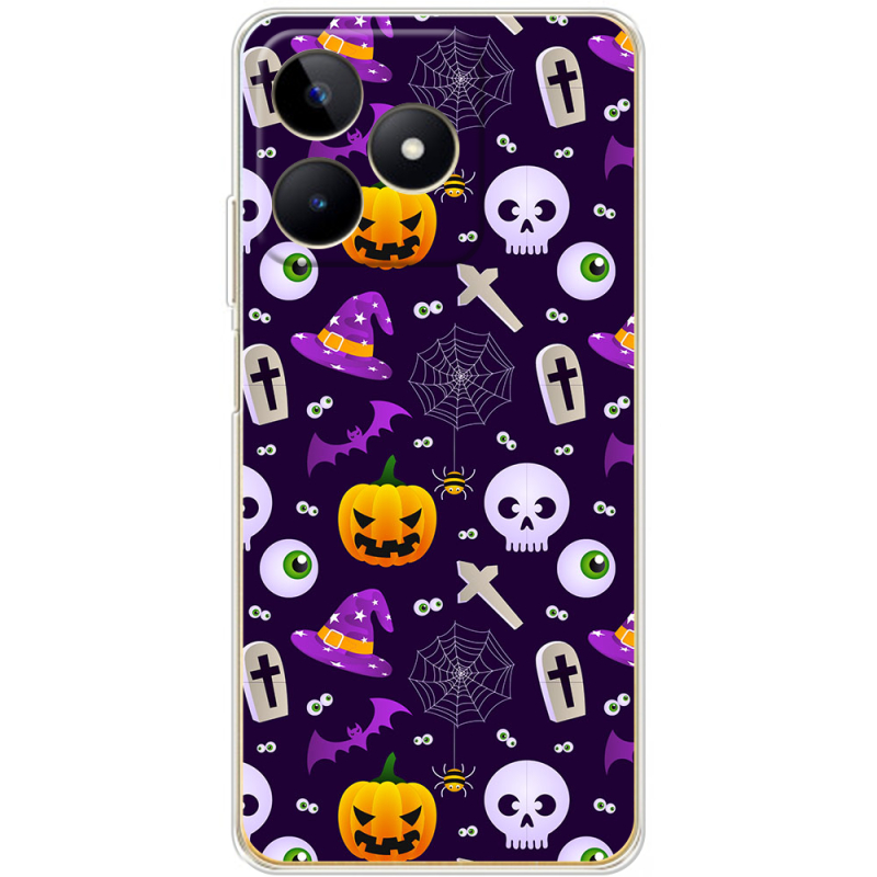 Чехол BoxFace Realme C53 Halloween Purple Mood