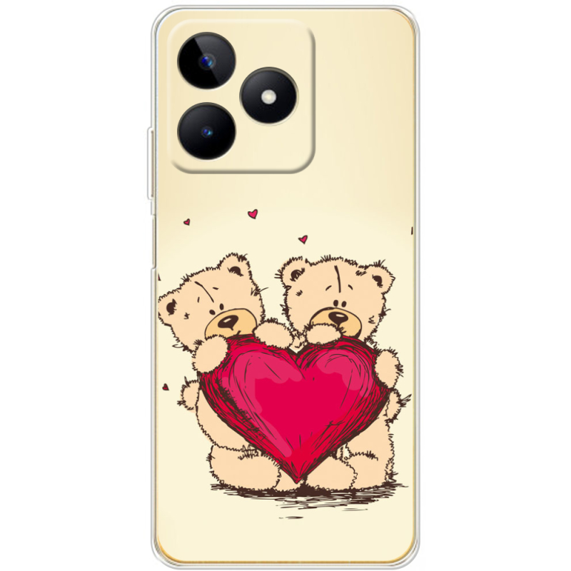 Чехол BoxFace Realme C53 Teddy Bear Love