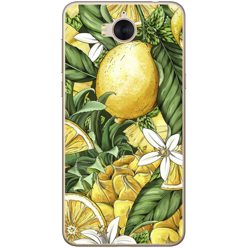 Чехол Uprint Huawei Y5 2017 Lemon Pattern