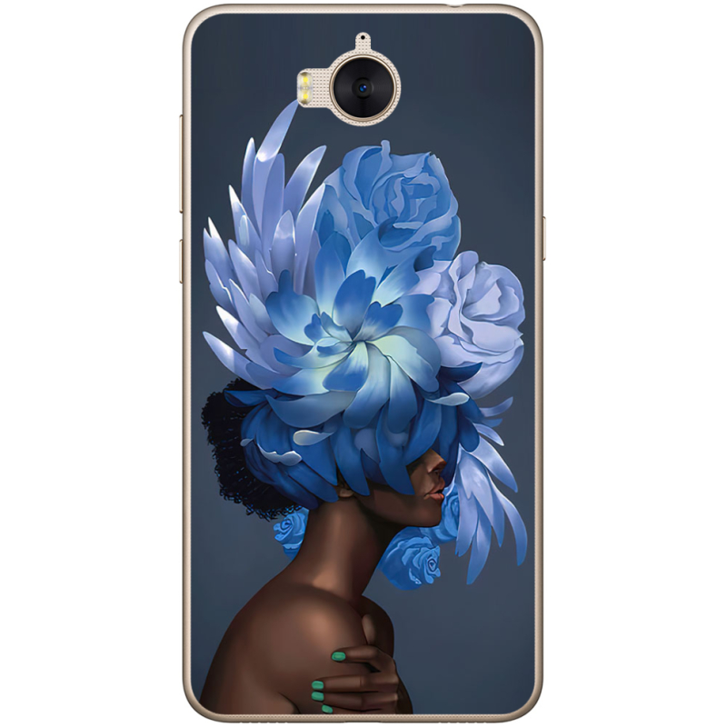 Чехол Uprint Huawei Y5 2017 Exquisite Blue Flowers