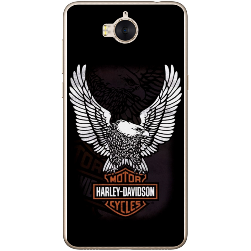 Чехол Uprint Huawei Y5 2017 Harley Davidson and eagle