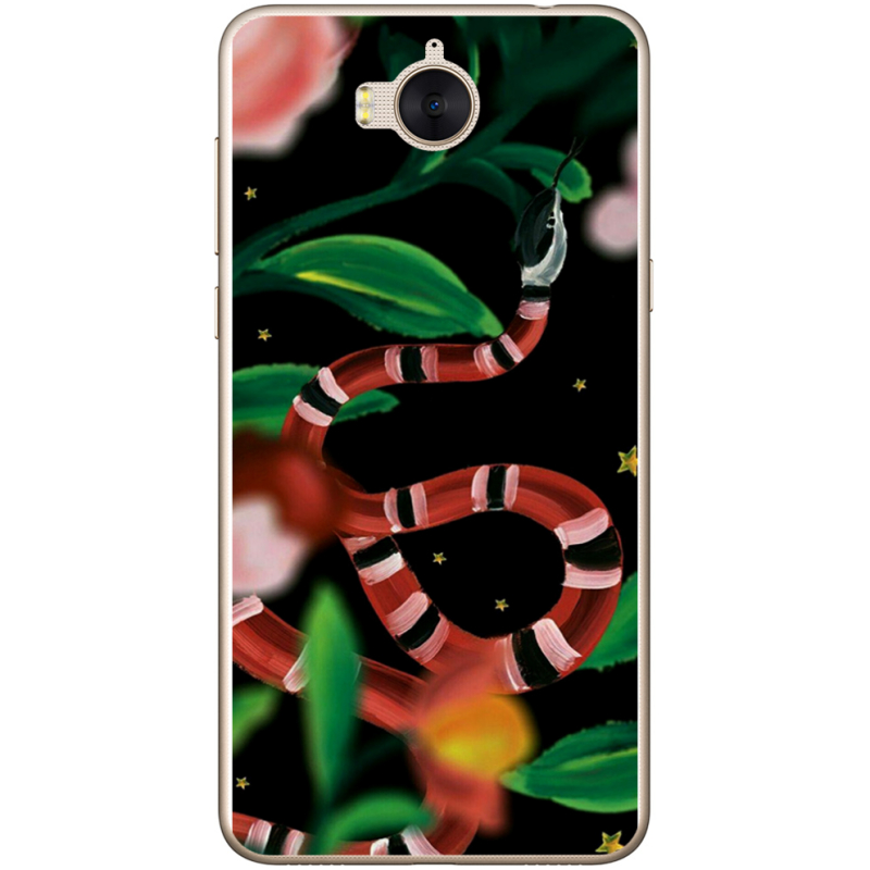 Чехол Uprint Huawei Y5 2017 Red Snake