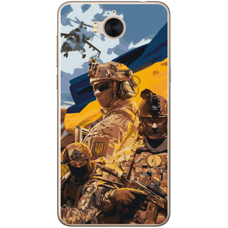 Чехол Uprint Huawei Y5 2017 Воїни ЗСУ