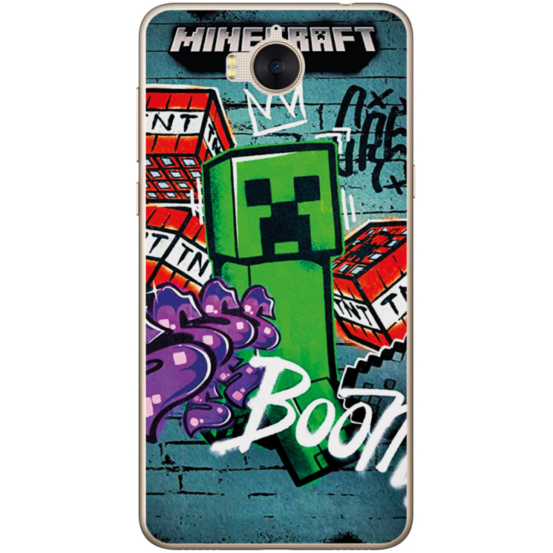 Чехол Uprint Huawei Y5 2017 Minecraft Graffiti