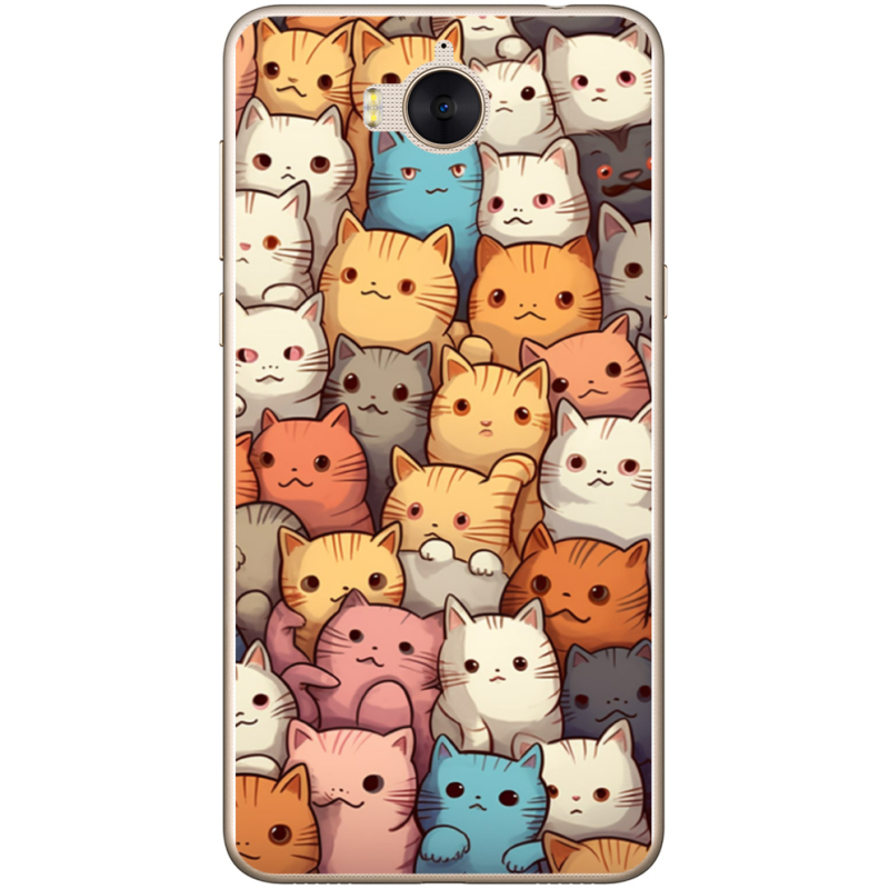Чехол Uprint Huawei Y5 2017 Котики муркотики