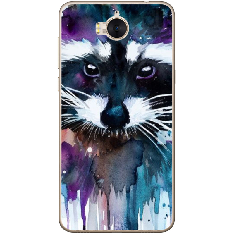Чехол Uprint Huawei Y5 2017 Акварельный енот