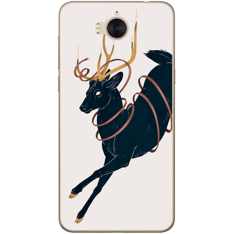Чехол Uprint Huawei Y5 2017 Black Deer