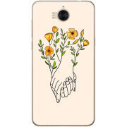 Чехол Uprint Huawei Y5 2017 Flower Hands