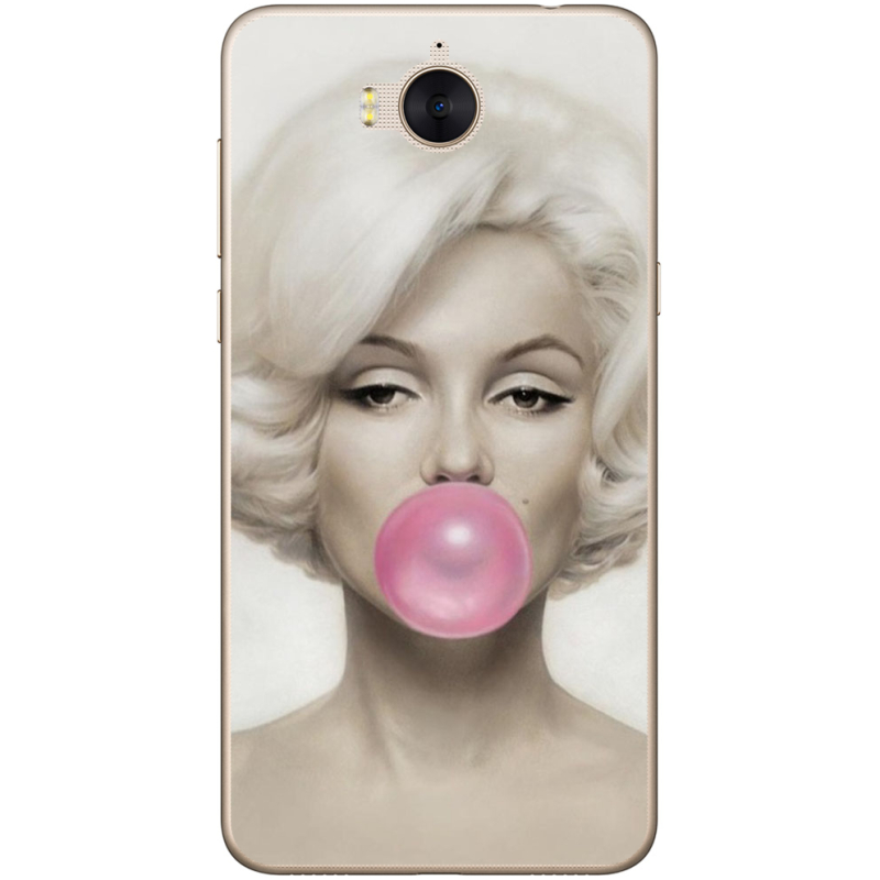 Чехол Uprint Huawei Y5 2017 Marilyn Monroe Bubble Gum