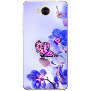 Чехол Uprint Huawei Y5 2017 Orchids and Butterflies