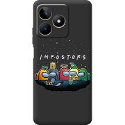 Черный чехол BoxFace Realme C53 Among Us Impostors