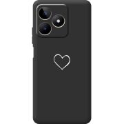 Черный чехол BoxFace Realme C53 My Heart