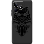 Черный чехол BoxFace Realme C53 Owl