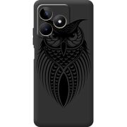 Черный чехол BoxFace Realme C53 Owl