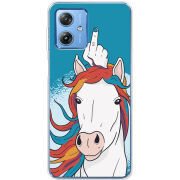 Чехол BoxFace Motorola G54 5G Fuck Unicorn