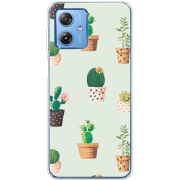 Чехол BoxFace Motorola G54 5G L-green Cacti