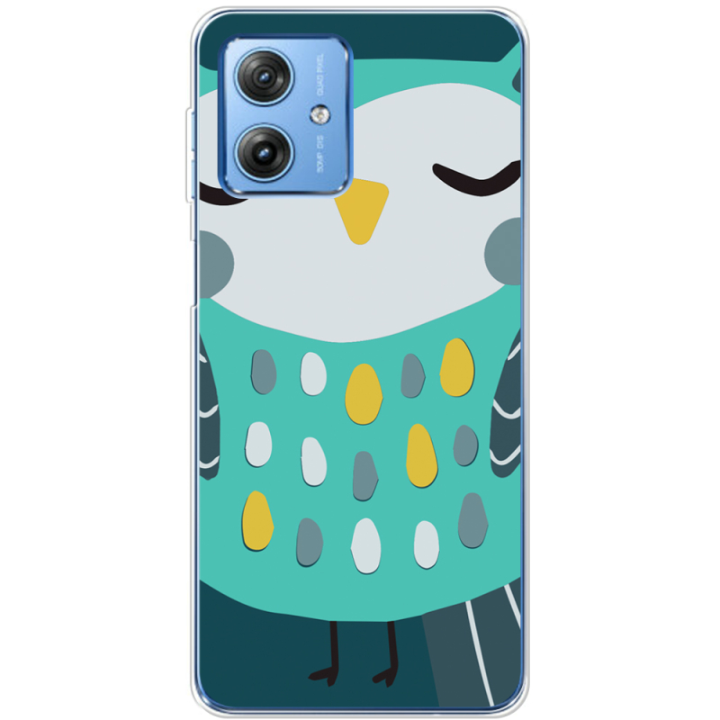 Чехол BoxFace Motorola G54 5G Green Owl