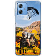 Чехол BoxFace Motorola G54 5G Pubg parachute