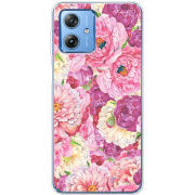 Чехол BoxFace Motorola G54 5G Pink Peonies