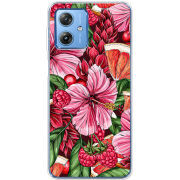 Чехол BoxFace Motorola G54 5G Tropical Flowers